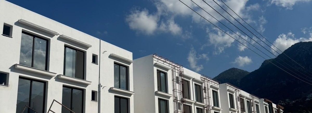 Completed facade with glazing in place
